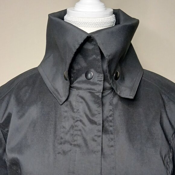 Samuel Dong Bubble Hem Trench Coat Size Small - Picture 6 of 9